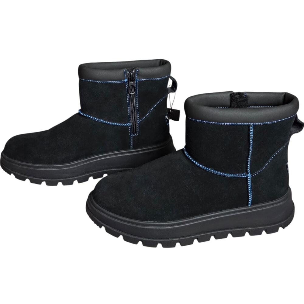 Koolaburra by UGG Koola Mini Hybrid Waterproof Boots Suede Faux Fur Lined 8 NWOT - Picture 4 of 15